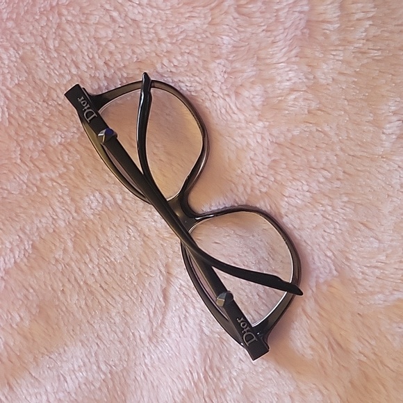 Christian Dior Prescription Lens Eyeglasses CD3231 Black Gray Frames Womens Used - Picture 6 of 16